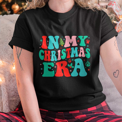 In My Christmas Era Cute Groovy Christmas Holiday Xmas T-Shirt - Christmas Unisex T-Shirt/Hoodie/Sweatshirt - SNOW00