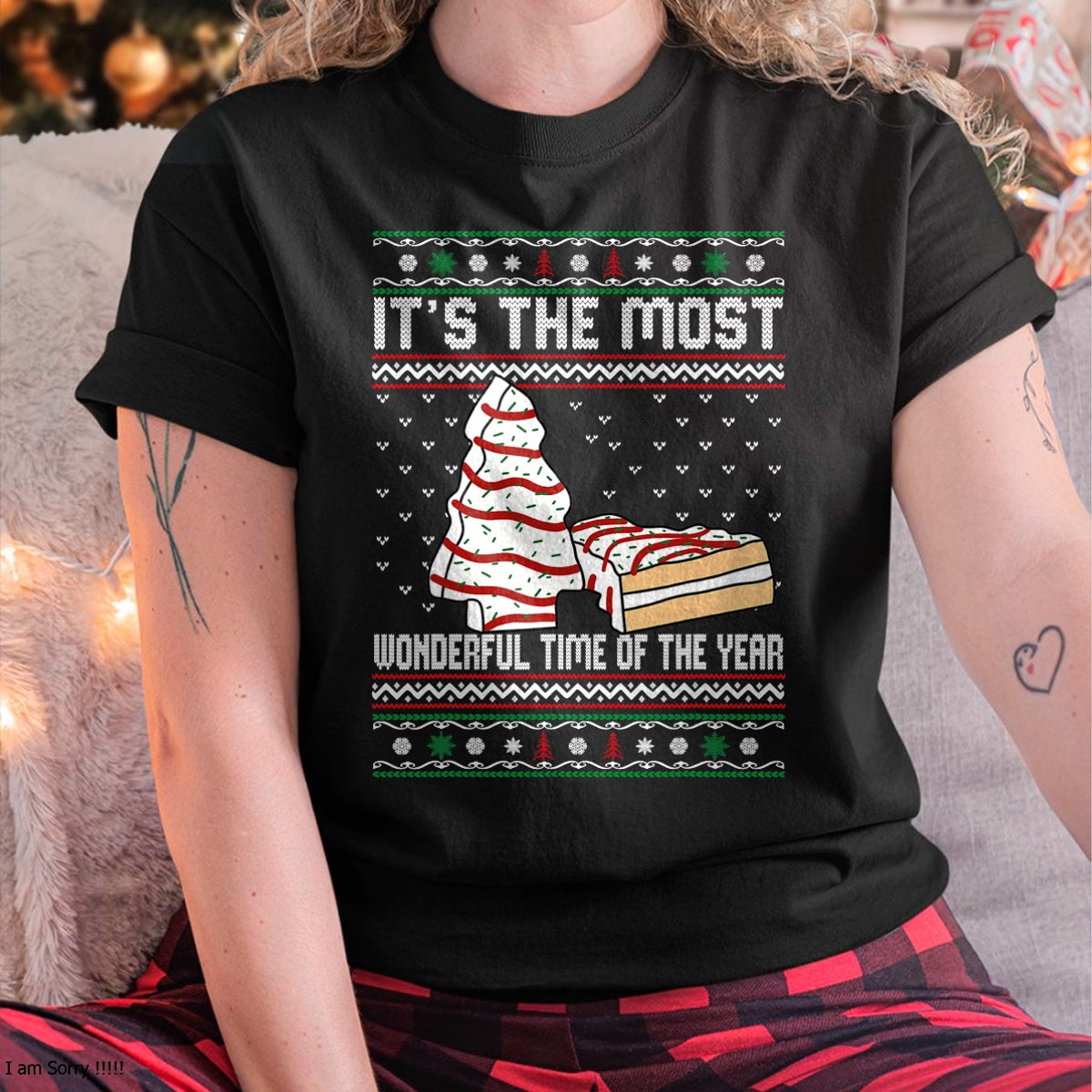 Its The Most Wonderful Time Of The Year Christmas tree cake T-Shirt - Christmas Unisex T-Shirt/Hoodie/Sweatshirt - SNOW00