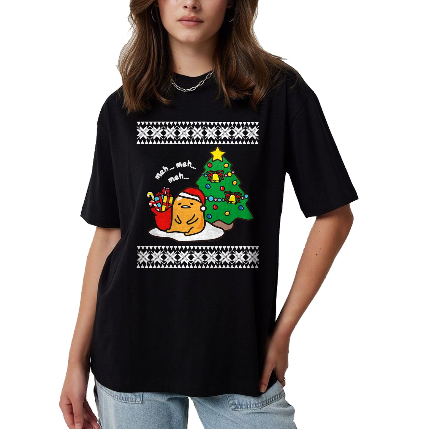 Gudetama Ugly Christmas T-Shirt - Christmas Unisex T-Shirt/Hoodie/Sweatshirt - SNOW00