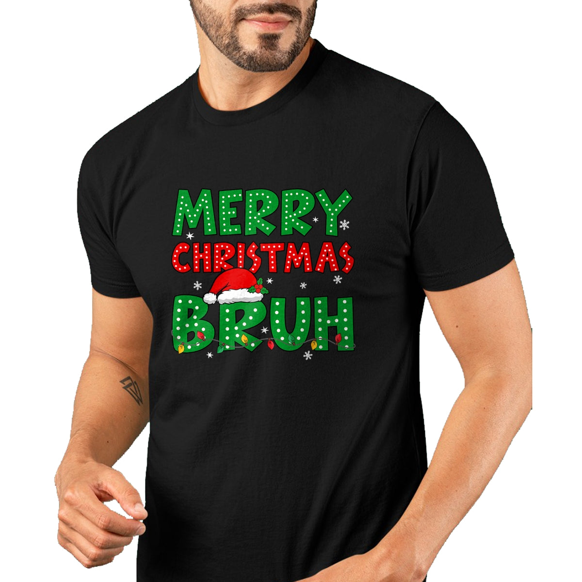 Bruh Meme Funny Saying Bro Greeting Teens Boys Men Christmas T-Shirt - Christmas Unisex T-Shirt/Hoodie/Sweatshirt - SNOW00