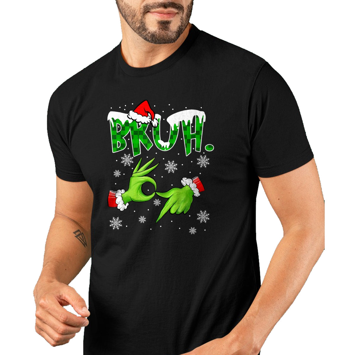 Bruh 67 Six Seven 6 7 Meme Christmas Funny Gen Alpha Slang T-Shirt  - Christmas Unisex T-Shirt/Hoodie/Sweatshirt - SNOW00