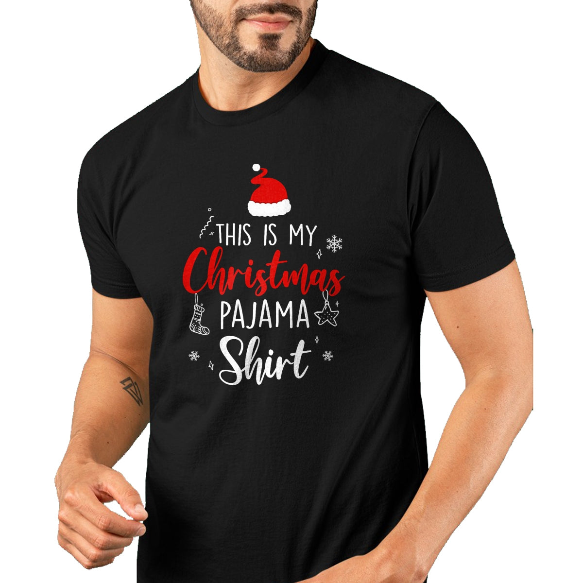 Funny Christmas PJ Pajama Men Women PJS for Family T-Shirt - Christmas Unisex T-Shirt/Hoodie/Sweatshirt - SNOW00