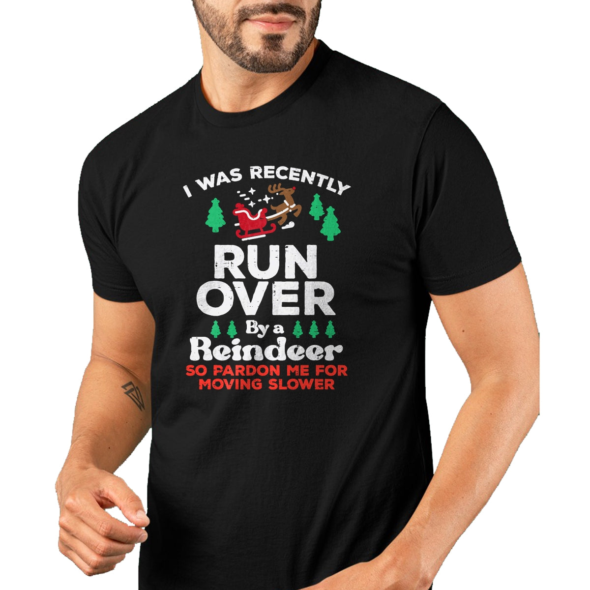 Christmas Runover By Reindeer Funny Xmas Women Men Kids T-Shirt - Christmas Unisex T-Shirt/Hoodie/Sweatshirt - SNOW00