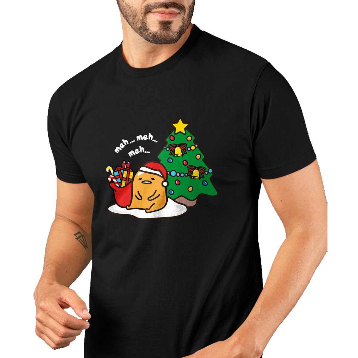 Gudetama Christmas Tree Hoodie Sweatshirt Pullover Hoodie - Christmas Unisex T-Shirt/Hoodie/Sweatshirt - SNOW00