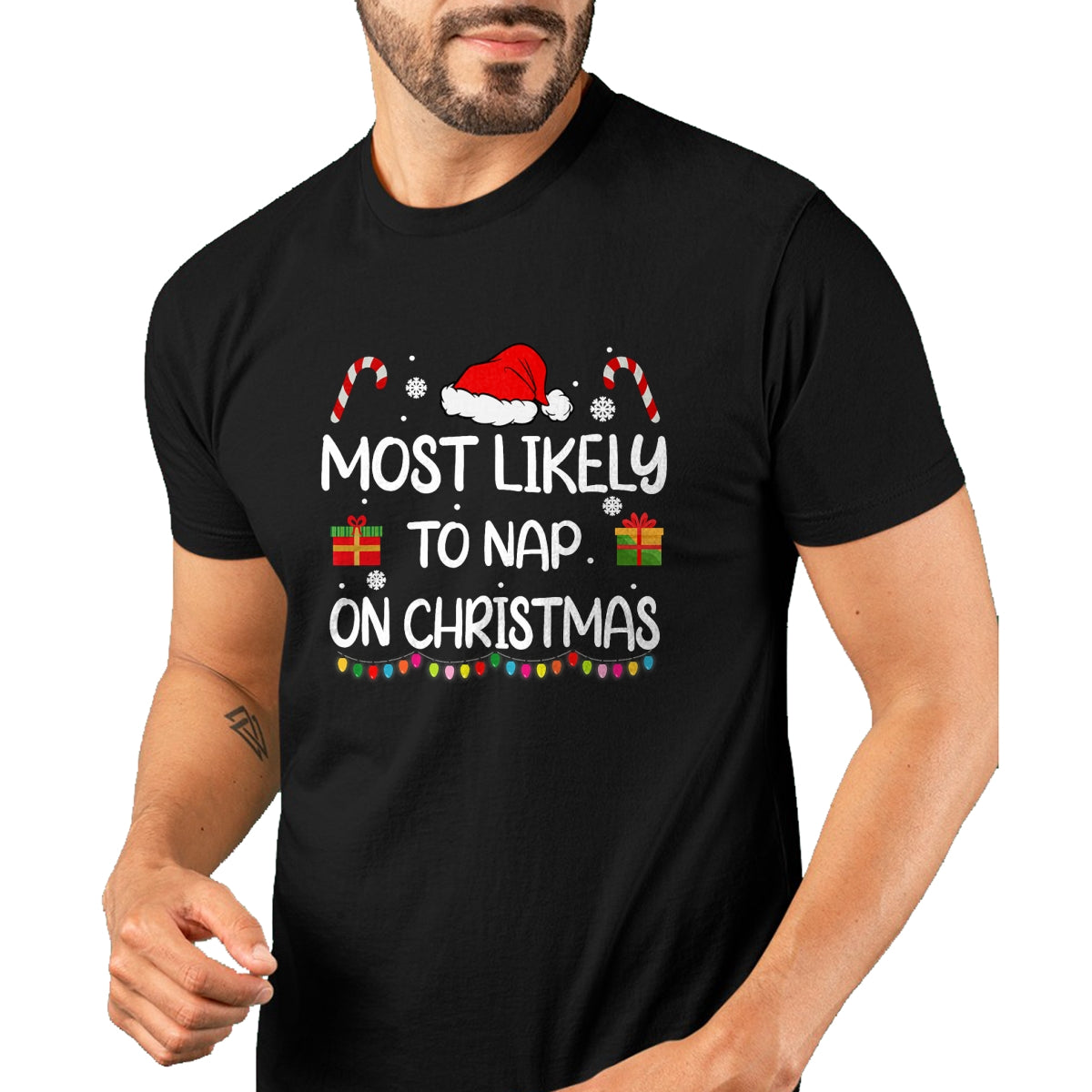 Most Likely To Nap On Christmas family funny matching T-Shirt - Christmas Unisex T-Shirt/Hoodie/Sweatshirt - SNOW00
