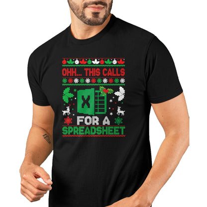Oh this calls for a Spreadsheet Christmas sweater Excel Sweatshirt - Christmas Unisex T-Shirt/Hoodie/Sweatshirt - SNOW00