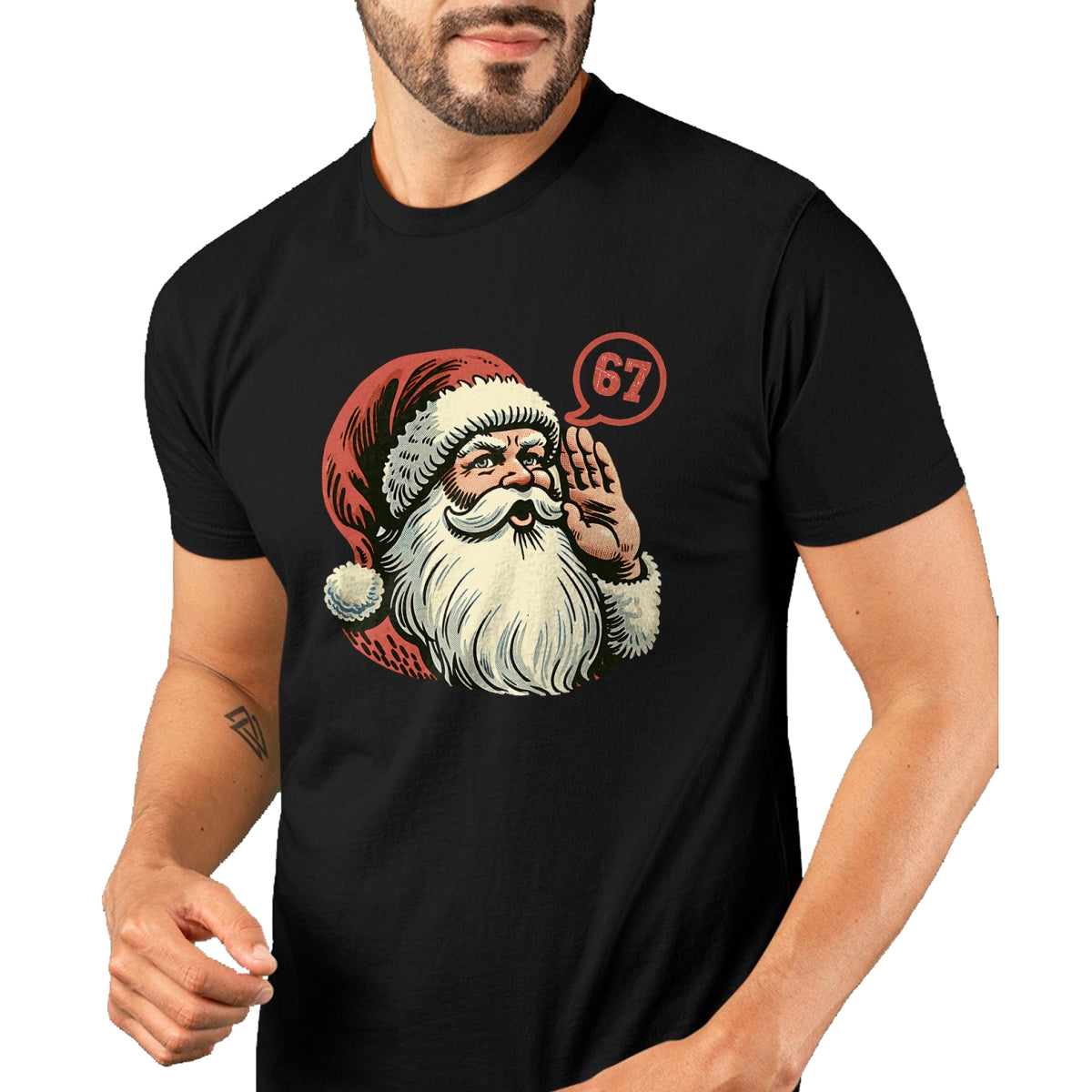 67 Christmas Funny Six Seven Meme Brainrot Santa Claus Boys T-Shirt - Christmas Unisex T-Shirt/Hoodie/Sweatshirt - SNOW00