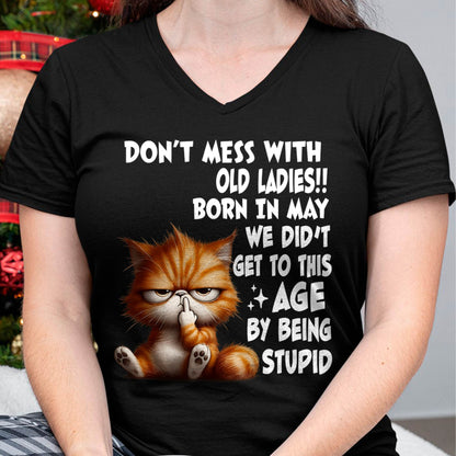 MAY SHIRT, DON’T MESS WITH OLD LADIES - FMA SNOW05 (SKU2604-31-05)