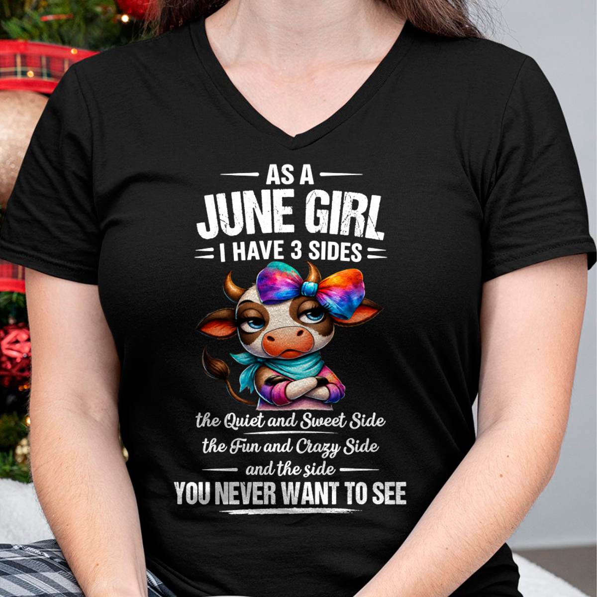 JUNE SHIRT, I HAVE 3 SIDES - SNOW06 (SKU2605-103-06)