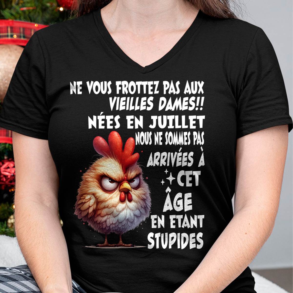 JUILLET, NE VOUS FROTTEZ PAS AUX VIEILLES DAMES !! - SNOW07 (SKU2605-87-07)