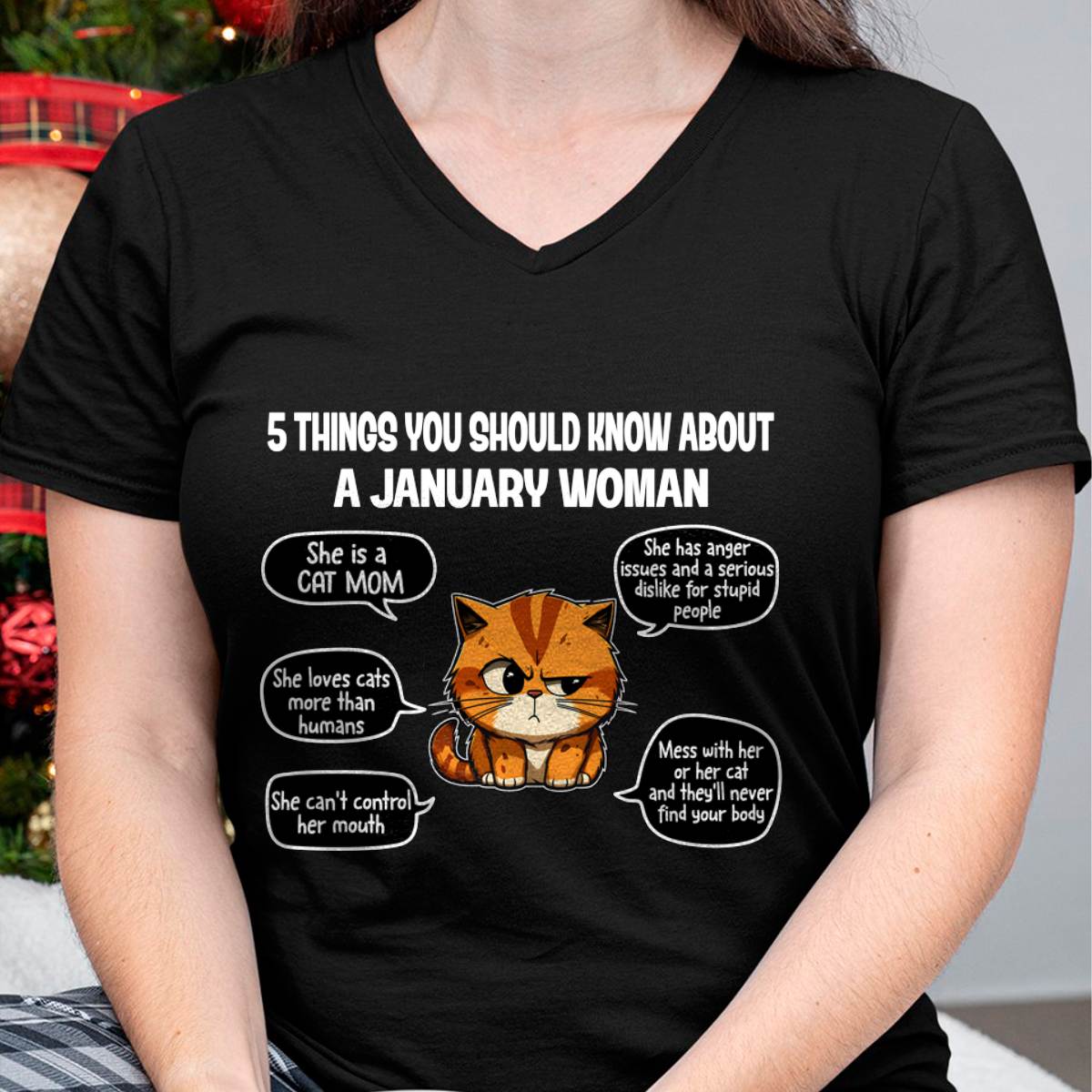 JANUARY SHIRT, 5 THINGS YOU SHOULD KNOW ABOUT THIS WOMAN - SNOW01 (SKU2604-312-01)