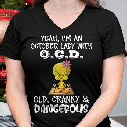OCTOBER SHIRT, OLD CRANKY DANGEROUS - SNOW10 (SKU2606-65-10)