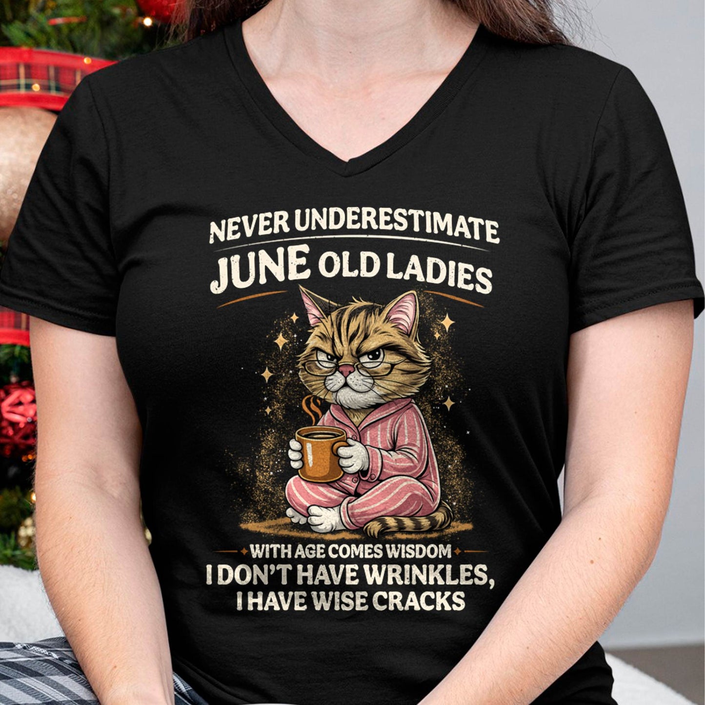 JUNE SHIRT, With age comes wisdom - FMA SNOW06 (SKU2604-99-06)
