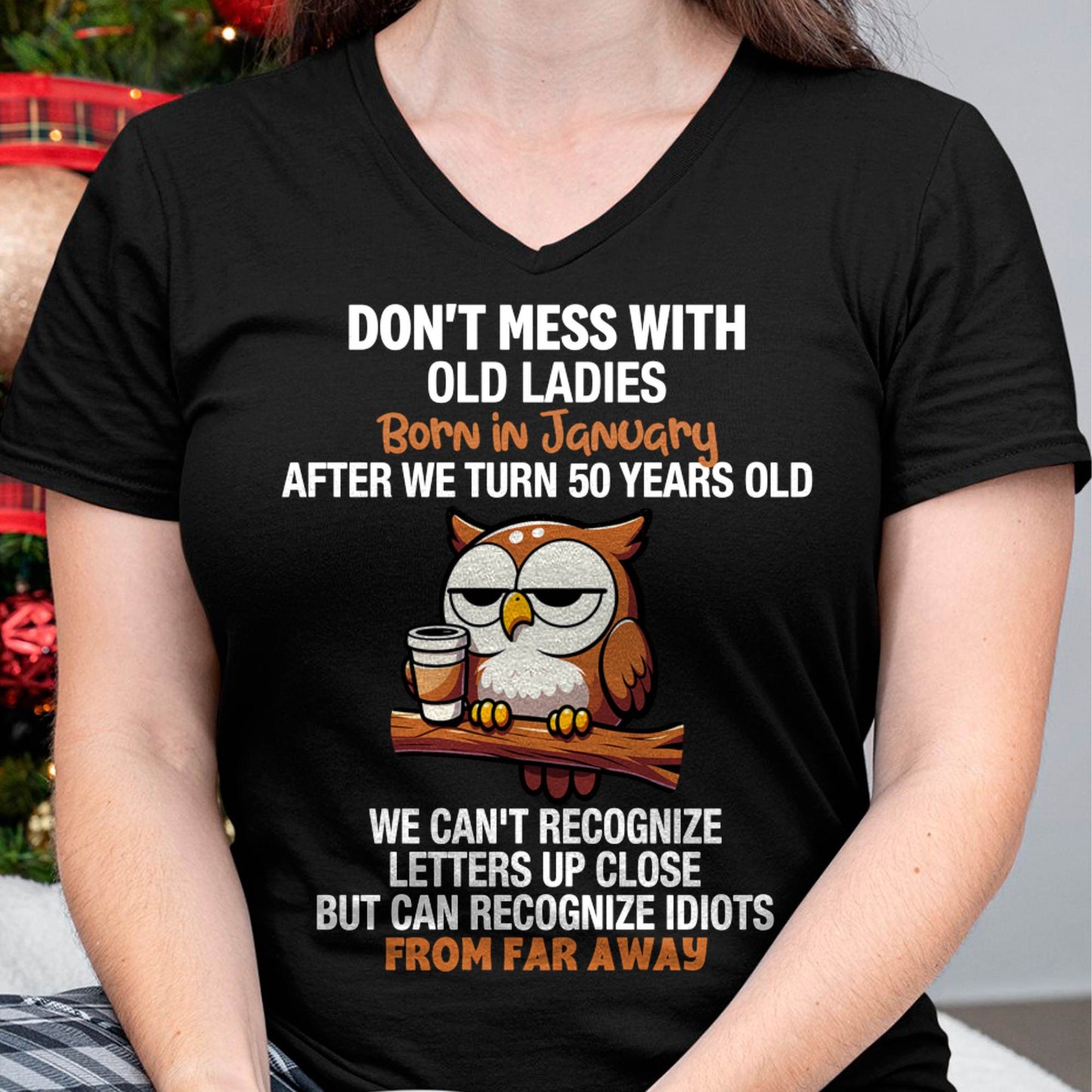 JANUARY SHIRT, RECOGNIZE IDIOTS FROM FAR AWAY - FMA SNOW01 (SKU2604-80-01)