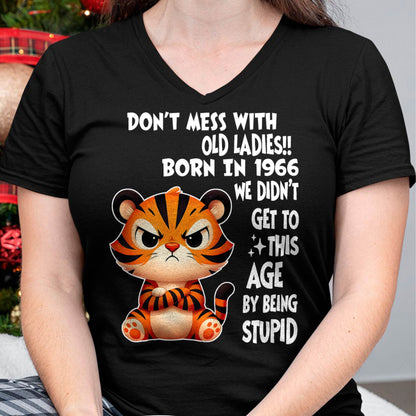 1966 SHIRT, DON'T MESS WITH OLD LADIES - SNOW00 (SKU2609-234-1966)