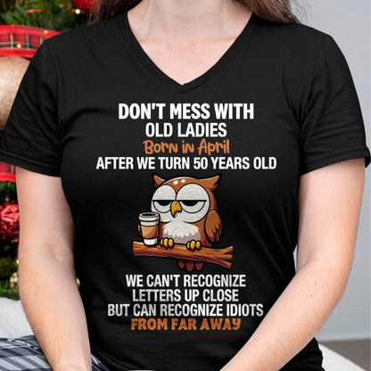 APRIL SHIRT, RECOGNIZE IDIOTS FROM FAR AWAY - FMA SNOW04 (SKU2604-80-04)