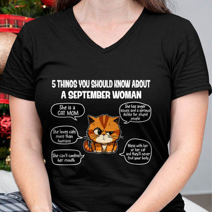 SEPTEMBER SHIRT, 5 THINGS YOU SHOULD KNOW ABOUT THIS WOMAN - SNOW09 (SKU2604-312-09)