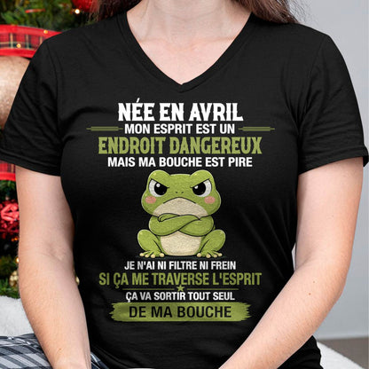 AVRIL SHIRT JE N'AI NI FILTRE NI FREIN - SNOW04 (SKU2605-144-04)