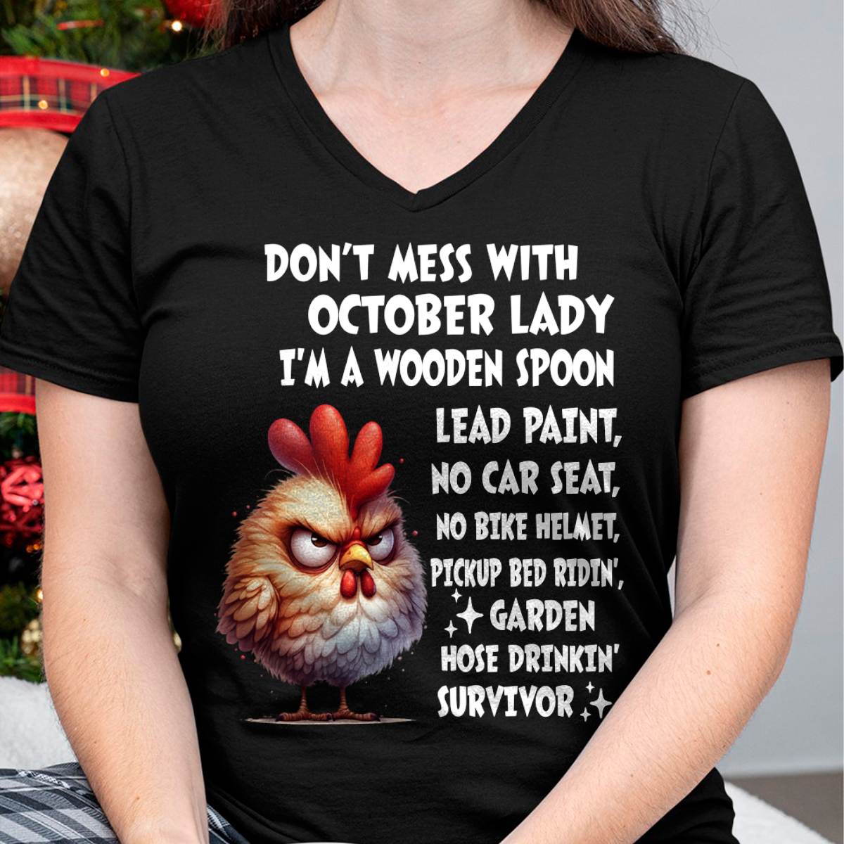 OCTOBER SHIRT, I'M A WOODEN SPOON, LEAD PAINT - SNOW10 (SKU2604-254-10)