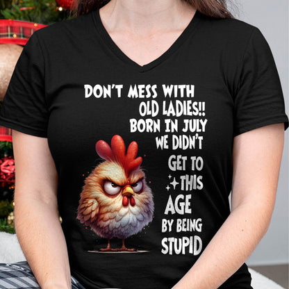 JULY SHIRT, DON’T MESS WITH OLD LADIES - SNOW07 (SKU2603-133-07)