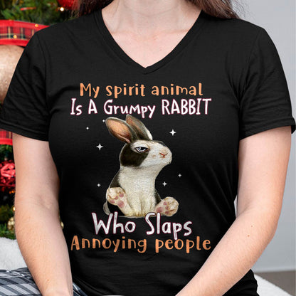 My Spirit Animal is a Grumpy Rabbit rabbit lovers T-Shirt