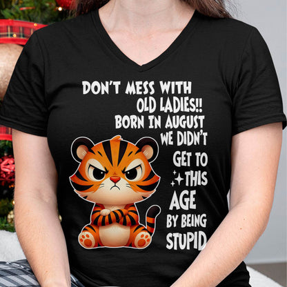 AUGUST SHIRT, DON'T MESS WITH OLD LADIES - SNOW FEMALE08 (SKU2603-20-08)