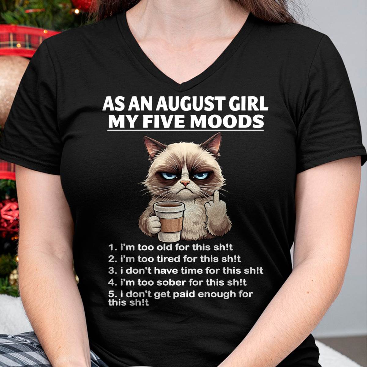 AUGUST SHIRT, MY FIVE MOOD - SNOW08 (SKU2603-147-08)