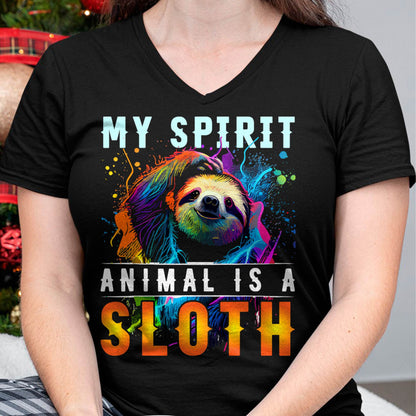 My Spirit Animal is A Sloth T-Shirt Funny Sloths T-Shirt