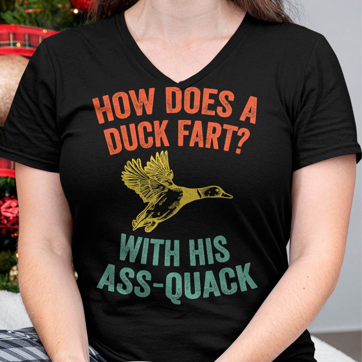How Does a Duck Fart, Funny Duck T-shirt for Hunters T-Shirt