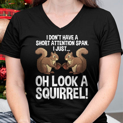 Funny ADHD Squirrel Design for Men Women Chipmunk Pet Lovers T-Shirt