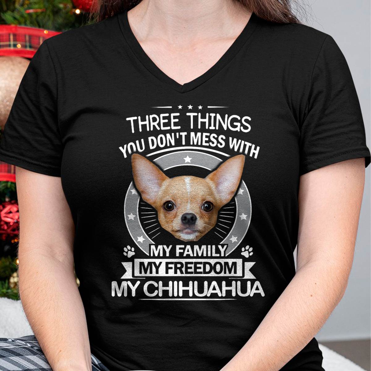 Chihuahua Shirt - Three Things You Don't Mess with Funny Tee T-Shirt
