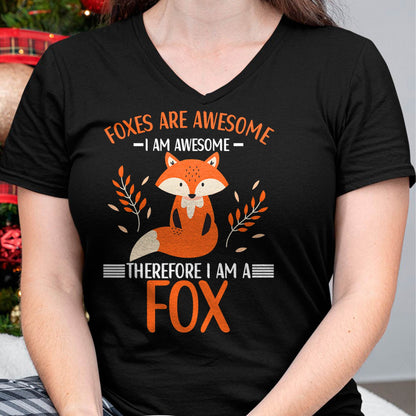 Foxes are Awesome Fox Lovers T-Shirt