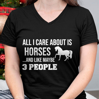 Funny Cute Horse Shirt Gift Men Women Teens T-Shirt