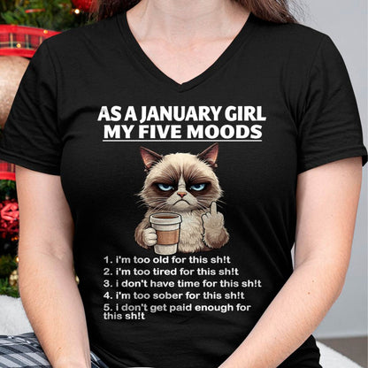 JANUARY SHIRT, MY FIVE MOOD - SNOW01 (SKU2603-147-01)