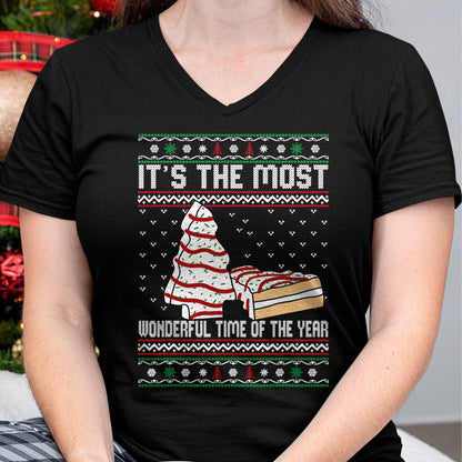 Its The Most Wonderful Time Of The Year Christmas tree cake T-Shirt - Christmas Unisex T-Shirt/Hoodie/Sweatshirt - SNOW00