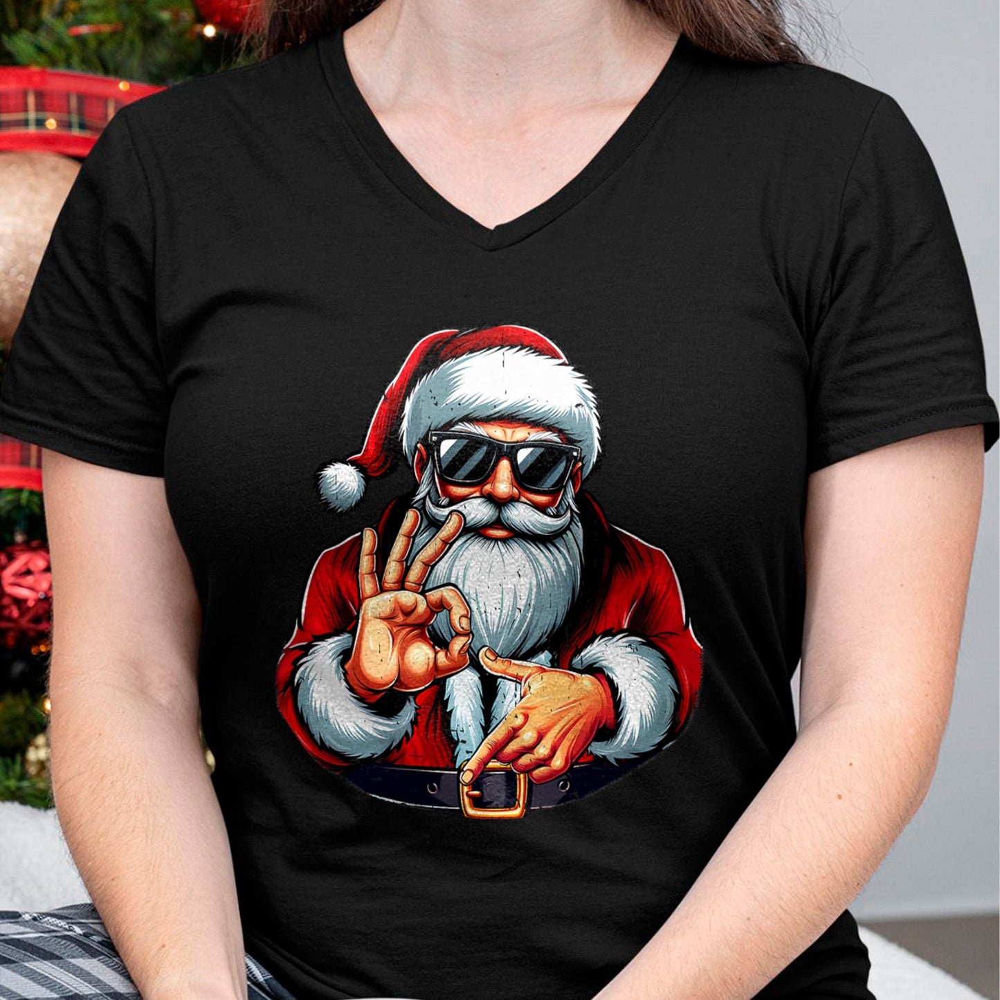 Funny Six Seven 6 7 Meme Santa Christmas Shirt Men Boys Teen T-Shirt - Christmas Unisex T-Shirt/Hoodie/Sweatshirt - SNOW00