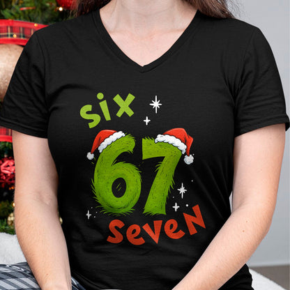 67 Meme Six Seven for Kids Women Men Boys Girls Christmas T-Shirt - Christmas Unisex T-Shirt/Hoodie/Sweatshirt - SNOW00