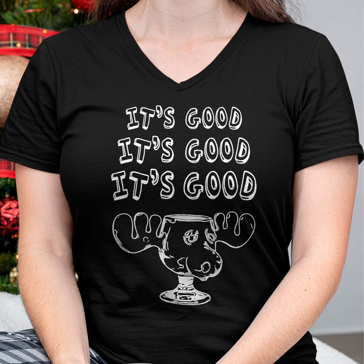 Funny Christmas Vacation Eggnog It's Good Holiday T-Shirt - Christmas Unisex T-Shirt/Hoodie/Sweatshirt - SNOW00