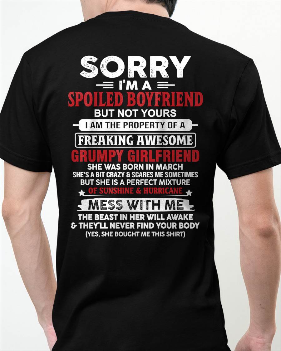 March - Spoiled Boyfriend - Perfect Gift From Girlfriend - SNOW03 (SKU11-18-03)