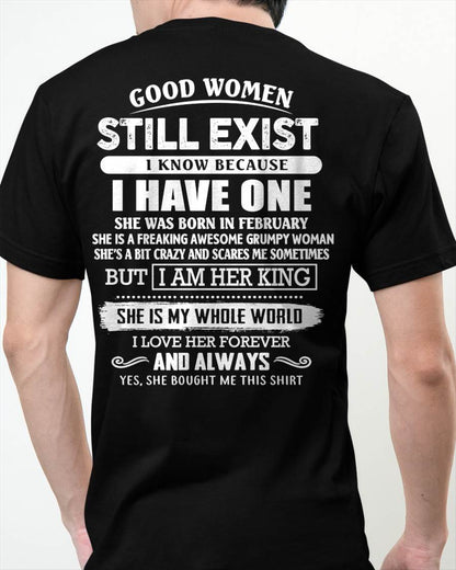 FEBRUARY - GOOD WOMEN STILL EXIST - PERFECT GIFT FROM WIFE, GIRLFRIEND - SNOW02 (SKU12-306-02)