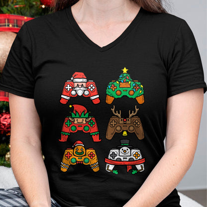 Christmas Gamer Controller Xmas Gaming T-Shirt - Christmas Unisex T-Shirt/Hoodie/Sweatshirt - SNOW00