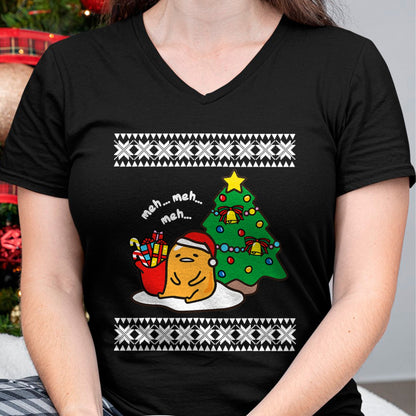 Gudetama Ugly Christmas T-Shirt - Christmas Unisex T-Shirt/Hoodie/Sweatshirt - SNOW00