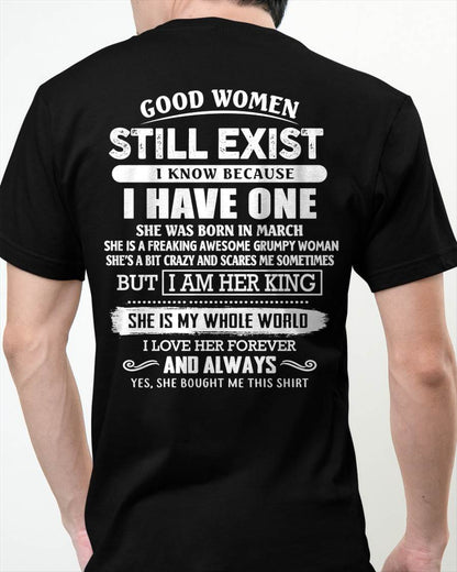 MARCH - GOOD WOMEN STILL EXIST - PERFECT GIFT FROM WIFE, GIRLFRIEND - SNOW03 (SKU12-306-03)
