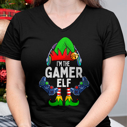 Gamer Elf Matching Family Christmas T-Shirt - Christmas Unisex T-Shirt/Hoodie/Sweatshirt - SNOW00