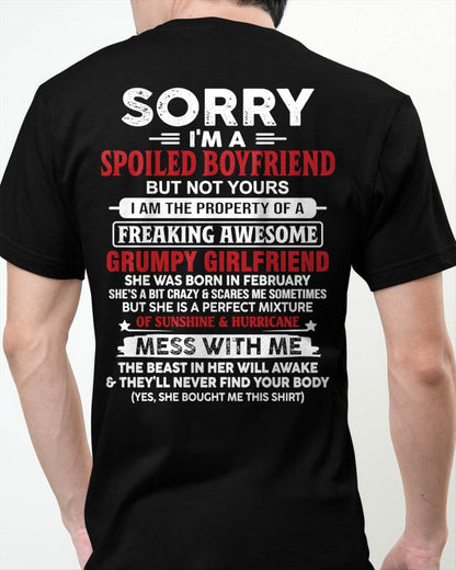 February - Spoiled Boyfriend - Perfect Gift From Girlfriend - SNOW02 (SKU11-18-02)