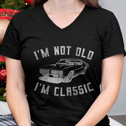 I'm Not Old I'm Classic Funny Car Graphic - Mens & Womens Short Sleeve T-Shirt - Christmas Unisex T-Shirt/Hoodie/Sweatshirt - SNOW00