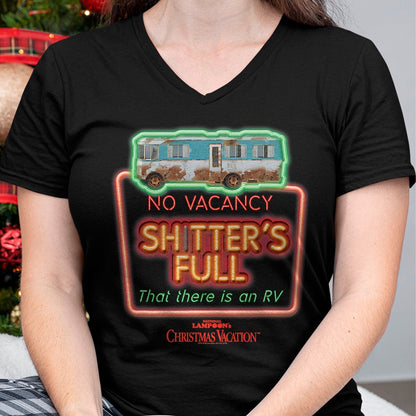 Christmas Vacation No Vacancy Shtter's Full Christmas T-Shirt - Christmas Unisex T-Shirt/Hoodie/Sweatshirt - SNOW00