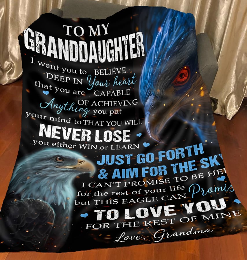 Special Gift For Your Granddaughter Blanket - From Grandma