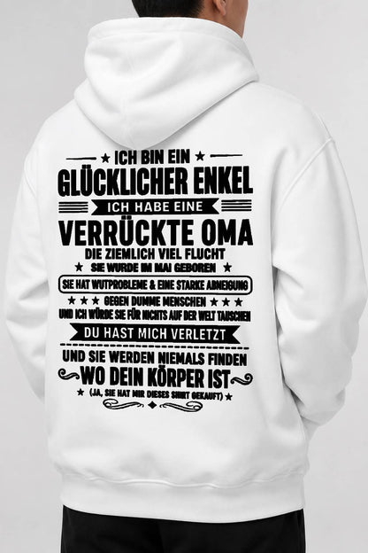 MAI SHIRT, ICH BIN EIN GLÜCKLICHER ENKEL - VON DER OMA FÜR DEN ENKEL - SNOW05 (SKU2608-516-05)