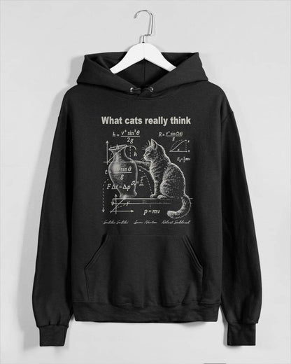 Funny Cat Physics Humor Design What Cats Really Think T-Shirt